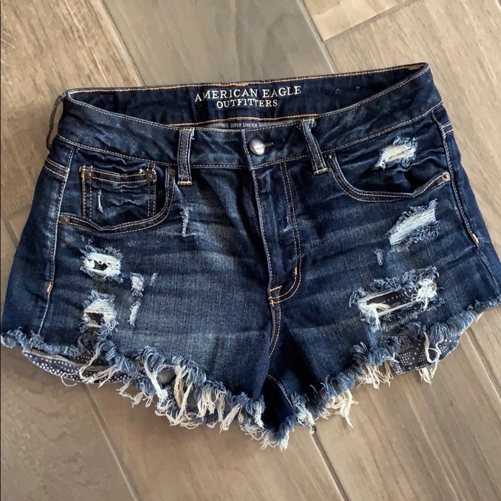 American eagle jean shorts